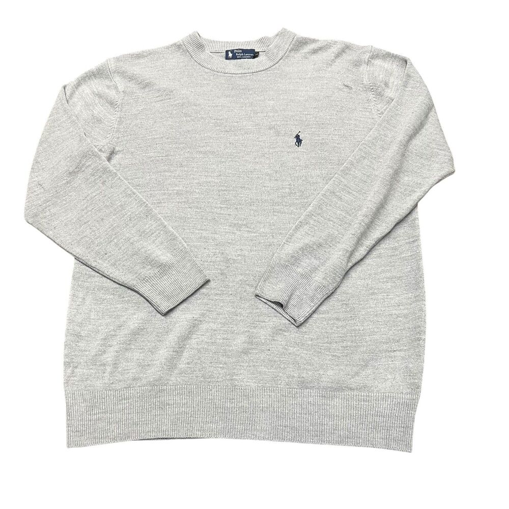 Polo Ralph Lauren Crewneck Gray Chasmere Size Large